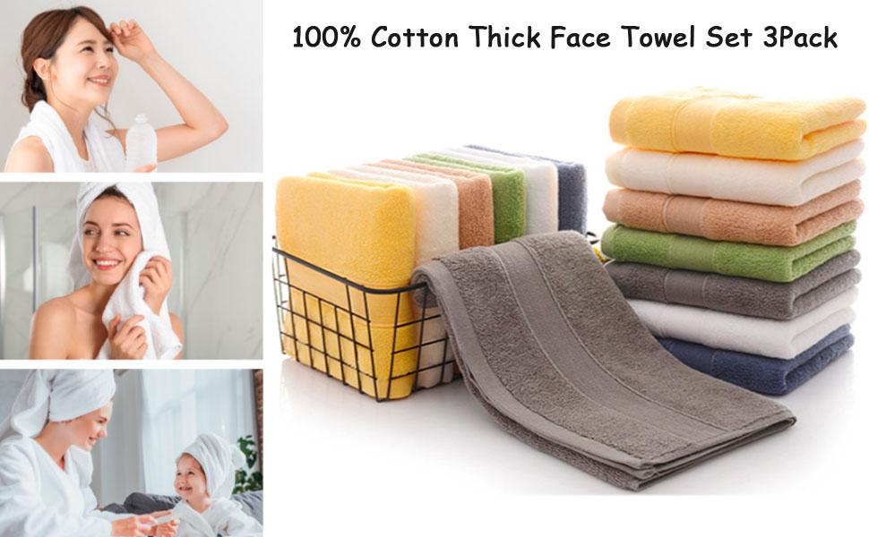 100 % cotton face towel