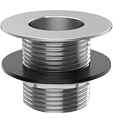 Leyso Stainless Steel Bar Sink Drain 1” Nominal Pipe Size 1" NPS Thread for 1-3/8" Sink Opening (...