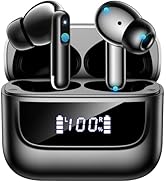 Wireless Earbuds Bluetooth 5.4, 6 Mic ENC Noise Cancelling Clear Call, in Ear Buds Deep Bass HiFi...