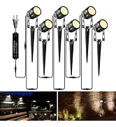ALOVECO Landscape Lighting 1800LM 12V Low Voltage Landscape Lights Kit with Transformer and 69FT ...