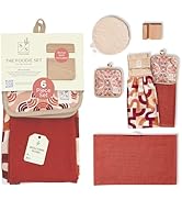Stitch & Stone Foodie Set - Perfect for Managing Hot Plates for Dining, Cotton Kitchen Towel, Pot...