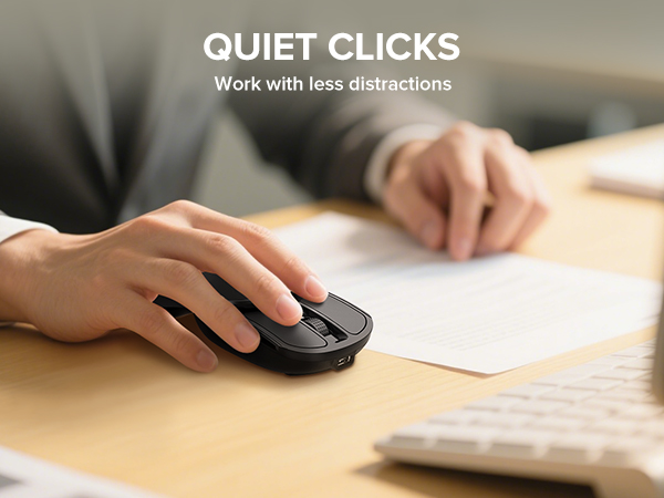 Silent clicks