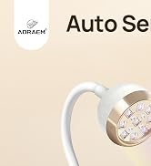 AORAEM UV Nail Lamp, LED Auto Sensor Yellow Light Gooseneck Flash Cure Lamp | 36W (395nm+405nm) ,...