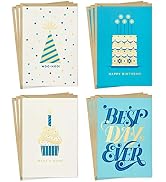 Hallmark Birthday Cards Assortment, Vintage Happy Birthday (12 Cards with Envelopes)