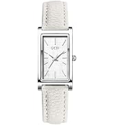 FANMIS Vintage Women's Rectangle Wristwatch Classic Ladies Analog Quartz Watch Ultra-Thin Ladies ...