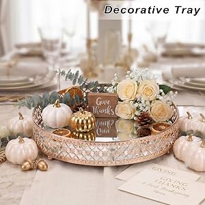 makeup tray jewelry tray trinket tray perfume tray for dresser bathroom counter organizer