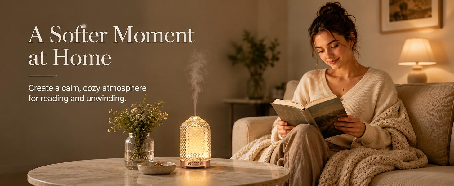 dimond glass reading corner desktop