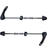 1Pair Blue-Black Bike Wheel Hub Front and Rear Skewers Clip Quick Release Bolt Lever Axle Set Mou...