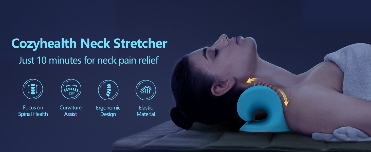 Cervical Neck Traction Pillow just 10 minutes for neck pain relief