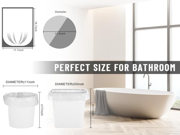 small bathroom trsh bag