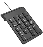 USB Numeric Keypad Numpad Portable Slim Mini 10 Key Number Pad Keyboard for Laptop Desktop Comput...