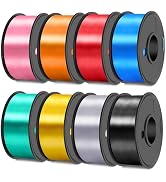 JAYO Silk PLA Filament Bundle 1.75mm, Silk 3D Printer Filament Bundle Multicolor, Individually Va...