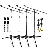 5 Core Tripod Mic Stand Floor Adjustable 18 to 72 Inches Sturdy Boom Arm Holder Microphone Stands...