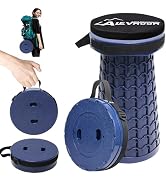 ALEVMOOM Upgraded Collapsible Stool with Thickened Cushion 18.1",600Lbs Max Weight Wider & Taller...