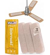 Barnakl Pet Fresh Ceiling Fan Filters for Blades, Zeolite Air Filters, Ceiling Fan Air Purifier P...