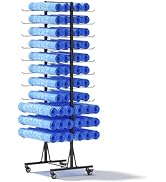 Rolling Large Blueprint Holder, 22 Tier Blueprint Storage Rack, Metal Vinyl Roll Storage Rack, Co...