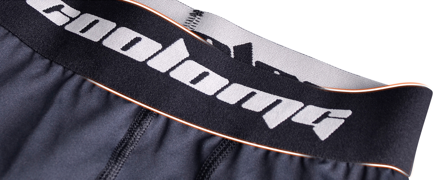 girdle shorts with wide waistband