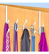 LYNK Professional Home Over The Door Hooks - 10 Hook Over The Door Hanger - Over Door Coat Rack...