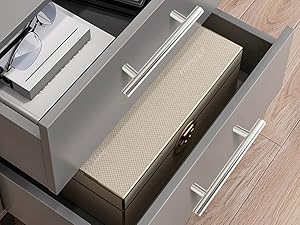 Stainless Steel Kitchen Drawer Pulls Cupboard Handles Cabinet Handles 3” Hole Center