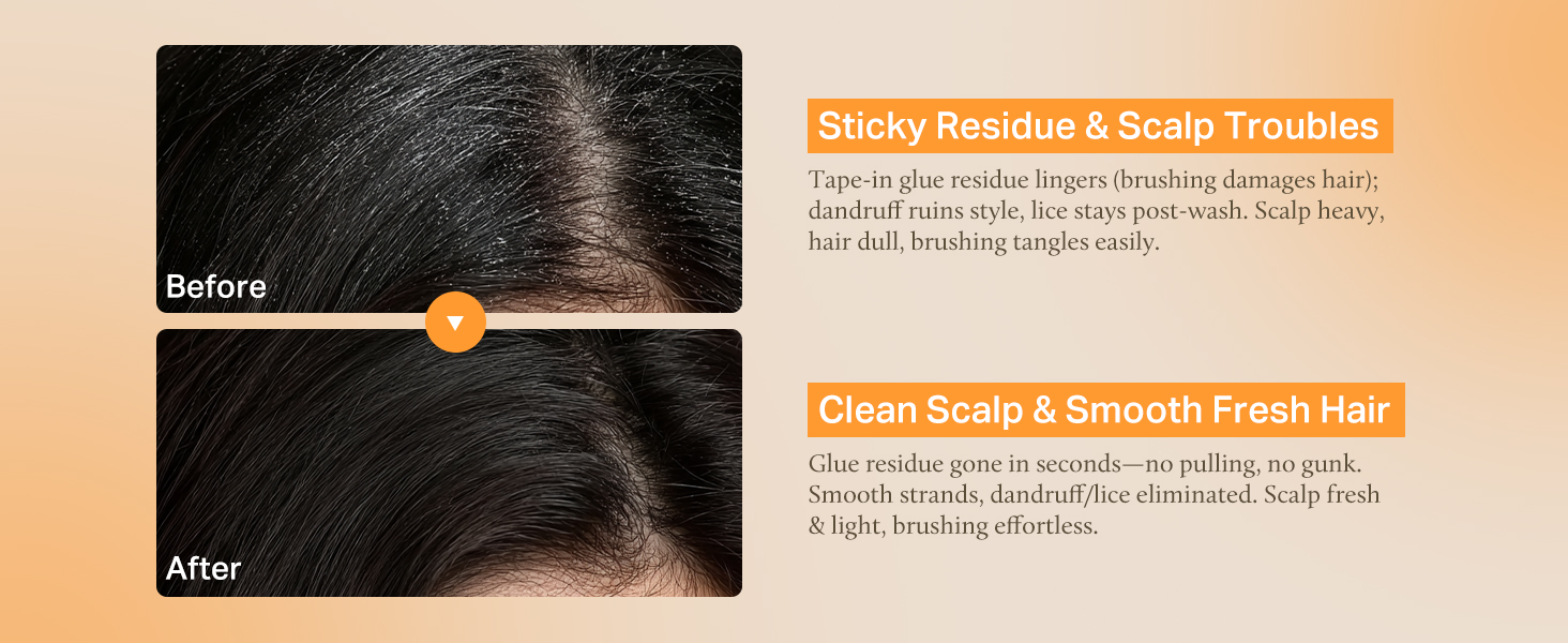 Tape In Removal Comb with Stainless Steel