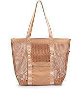 Mesh Beach Tote Large Bag 2022 Upgrade for Women with Multiple Pockets for Family Travel Swimming...