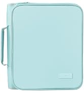 SUNEE Zippered Binder Bag with Handle, 2-Inch 3-Ring O-Ring, 500-Sheet Capacity, Includes Zip Poc...