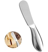 YMCLUB 2PCS Butter Knives 5.2" Stainless Steel Butter Spreader Knives for Cheese, Cold Butter, Ja...
