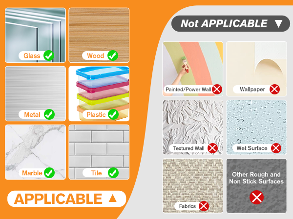 HANGING ADHESIVE STRIPS for Walls