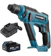 LUXTER 20V Cordless SDS Heavy Duty Safety Clutch Rotary Hammer Dril Multifunctional Hammer Drill ...