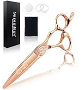 SEIMEIKEN Professional Hair Cutting Scissors 6”- Barber Scissors 440C Japanese Stainless Steel - ...