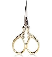 BIHRTC 3.6 Inch Embroidery Scissors Small Sewing Scissors Stainless Steel Tip Classic Scissors DI...