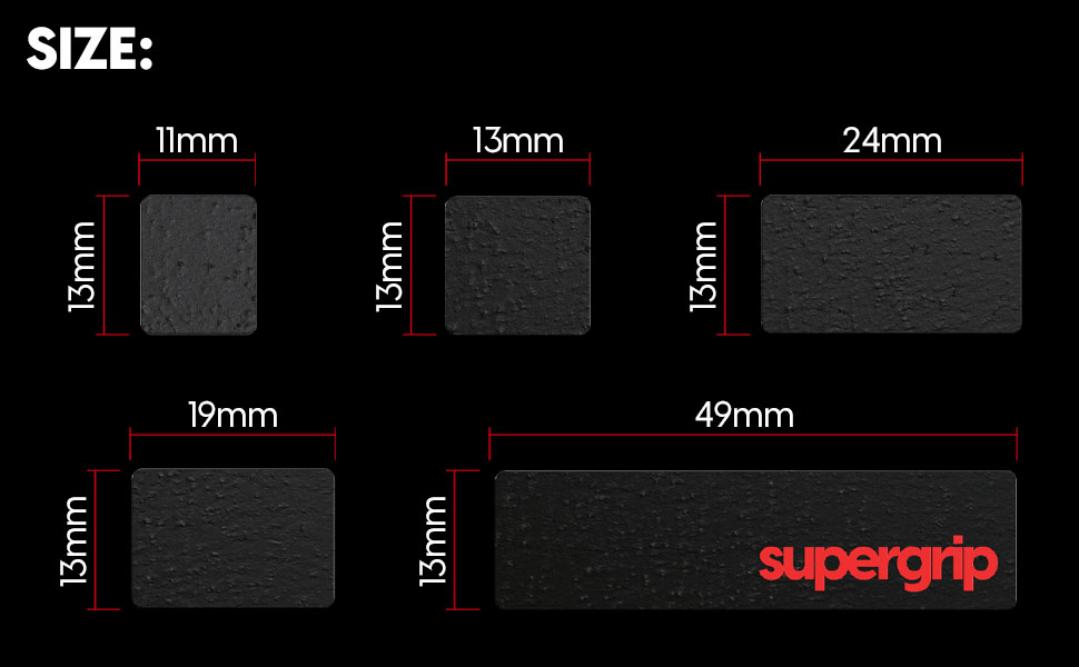 Supergrip eSports grade grip tape for Universal Pre-cut Keyboard