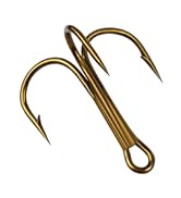 Gold Treble Hooks