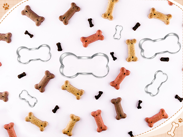dog bone cookie cutters