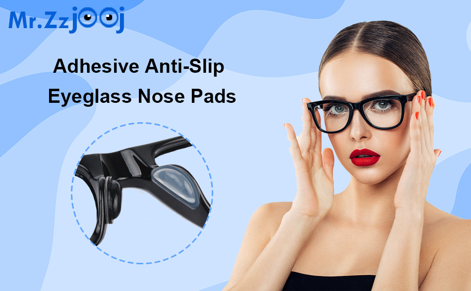 Adhesive Soft Silicone Air Chamber Eyeglass Nose Pads