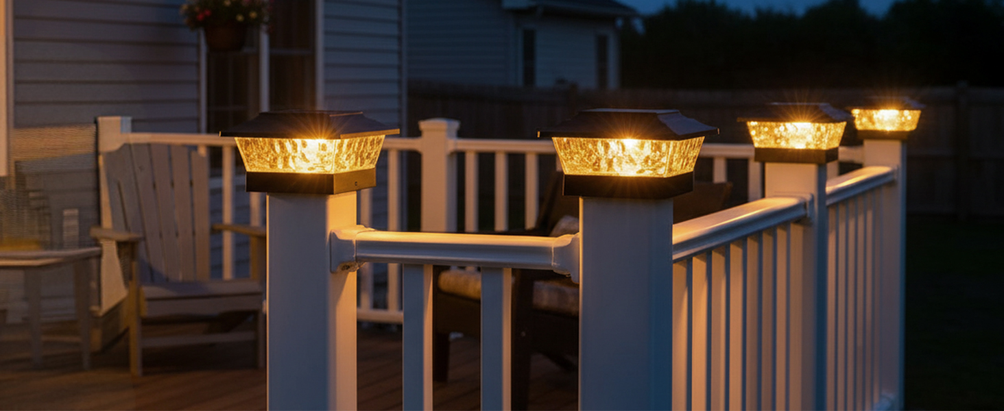 post caps lights