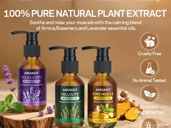 natural massage oil