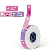 NIIMBOT Label Only for N1 Label Maker, 14x30mm LovelyHearts | Waterproof, Wear-resistant, Long-La...