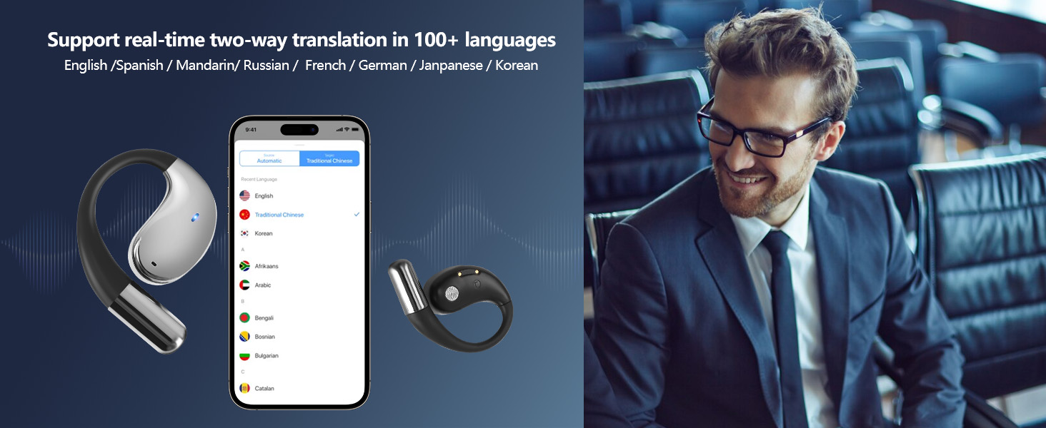 Support real-time two-way translation in 100+ languages