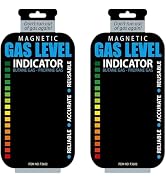 2Pcs Black Practical Propane Butane LPG Fuel Gas Tank Level Indicator, Reusable Propane Fuel Leve...
