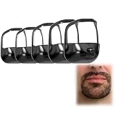 HORWIA 5PCS Beard Styling Stencils,Beard Styling Stencils Beard Shape,Beard Shaping Tool for Men ...