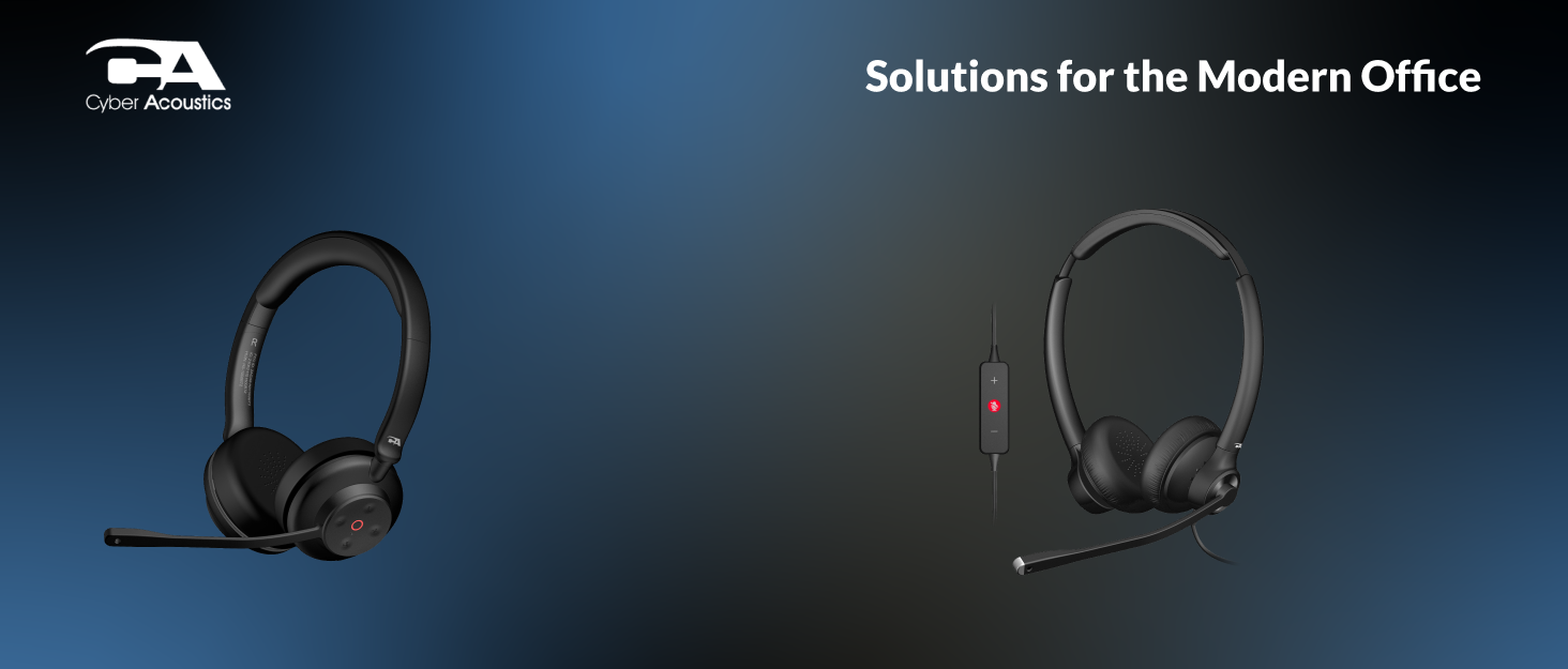 HS-1500BT II noise-reducing headset, AC-304TR noise canceling headset with inline controls