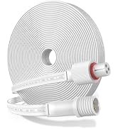 12FT Extension Cable for Govee Outdoor Lights Series & Dots String Lights, IP68 3-Pin Waterproof ...