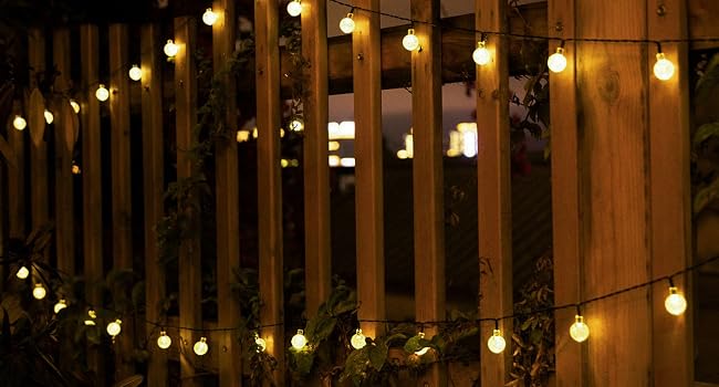 solar globe string lights