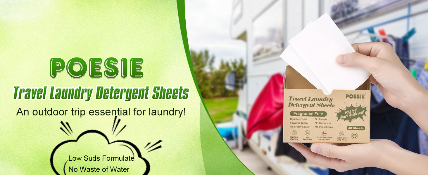 poesie laundry detergent sheets