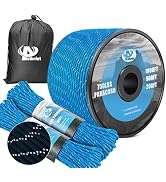 750Ib Reflective Paracord Rope,100' 200' 500' 1000',4mm 11 Strand Parachute Spool Cord with Colle...