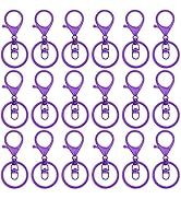 30Pcs Lobster Claw Clasps Keychain for Jewelry Making,Metal Lobster Clasp Swivel Trigger Clips wi...