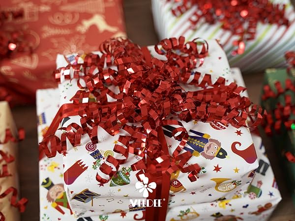 red christmas bow
