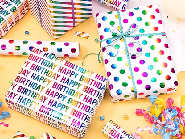 WRAPAHOLIC Birthday Wrapping Paper