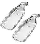 2 Pack 304 Stainless Steel Spoon Rest, MSY BIGSUNNY Stainless Steel Utensil Spoon Rest Holder for...